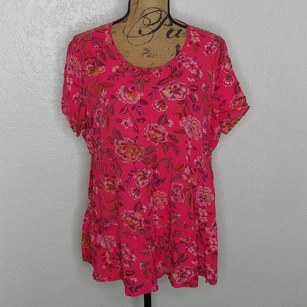 Torrid Floral Top Torrid Size 0